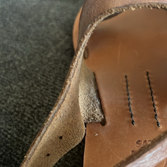 Zora by St Thomas Hand Made Brown Leather Sandals Size 8 - Picture 13 of 16